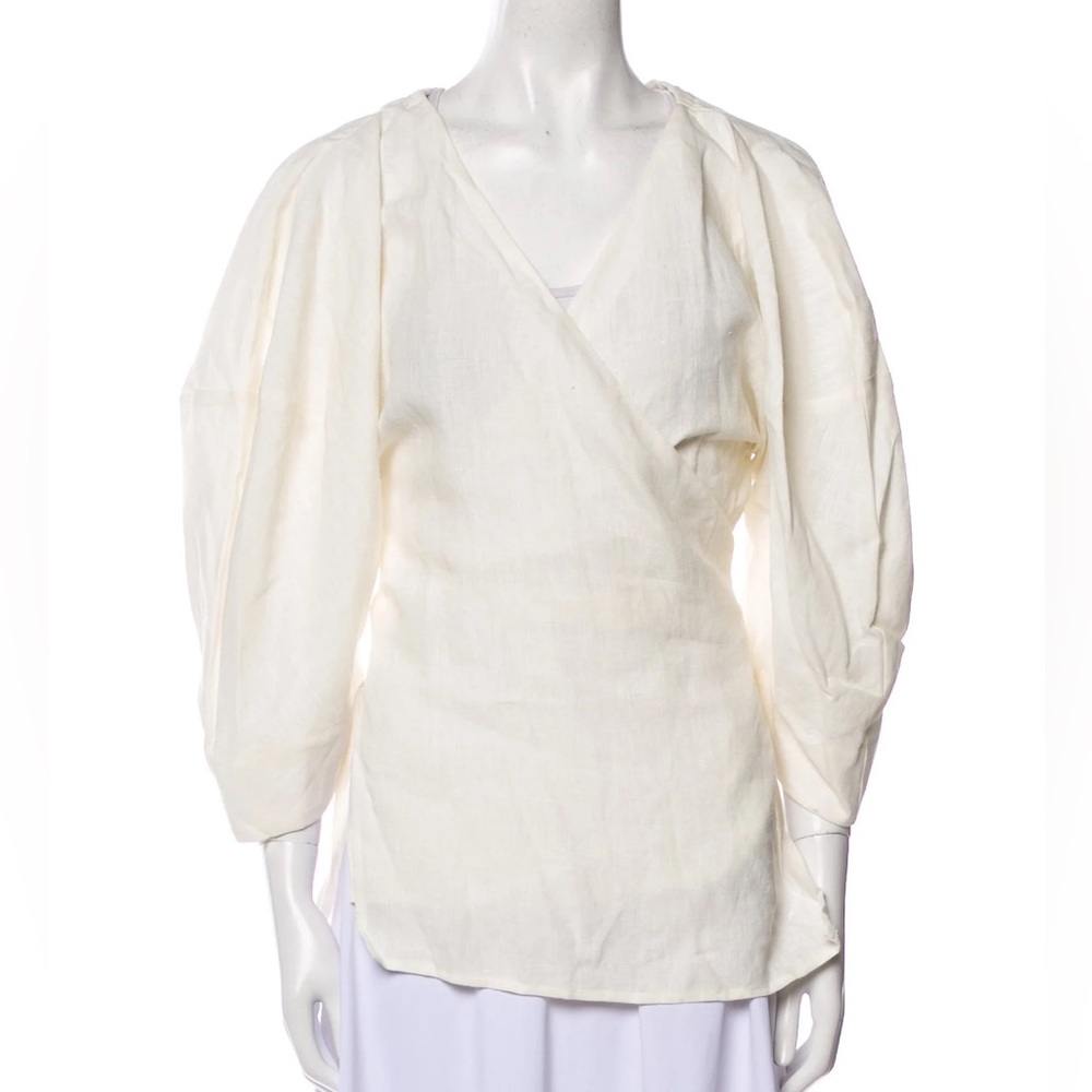 Mara Hoffman Emiliana Wrap Top - Cream